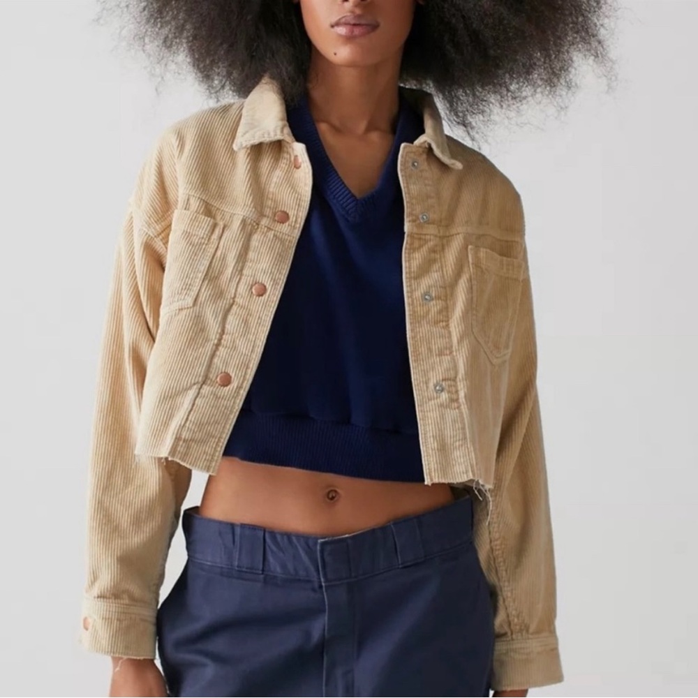 BDG urban outfitters Brooklyn corduroy cropped jacket